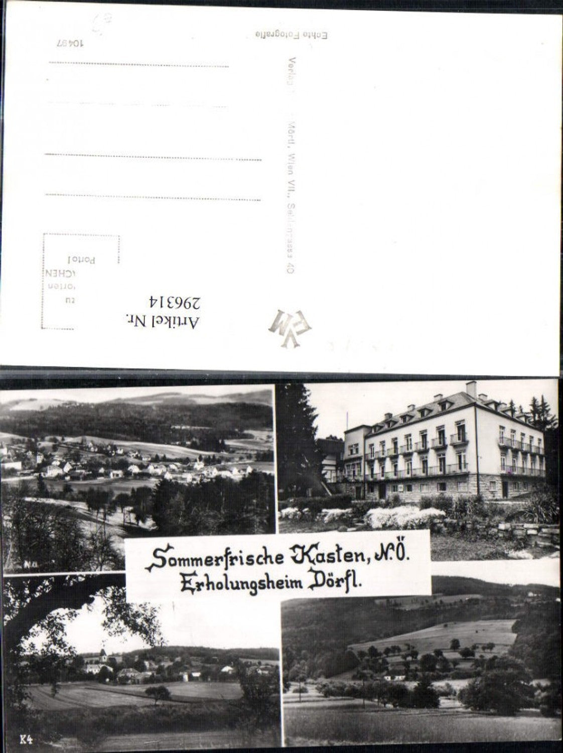 296314,Kasten Totale Erholungsheim Dörfl Mehrbildkarte