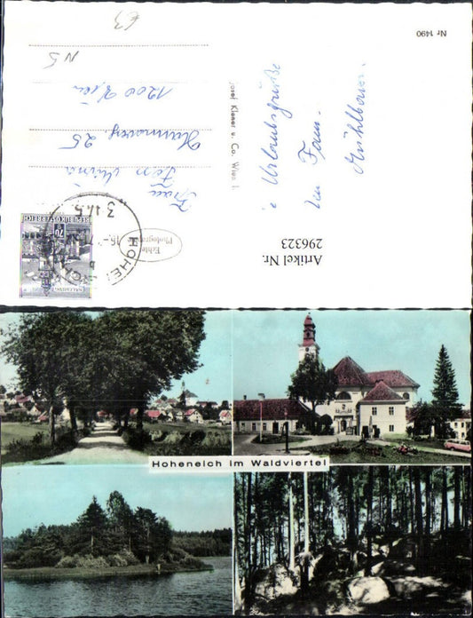 296323,Hoheneich im Waldviertel Totale Kirche Wald Mehrbildkarte