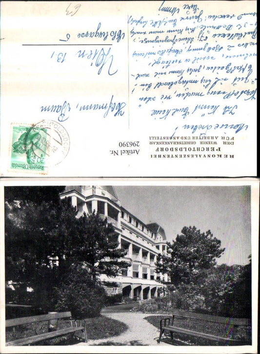 296390,Perchtoldsdorf Rekonvaleszentenheim Gebäude