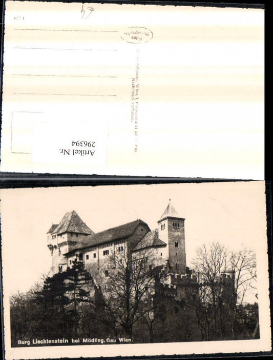 296394,Burg Liechtenstein b. Mödling