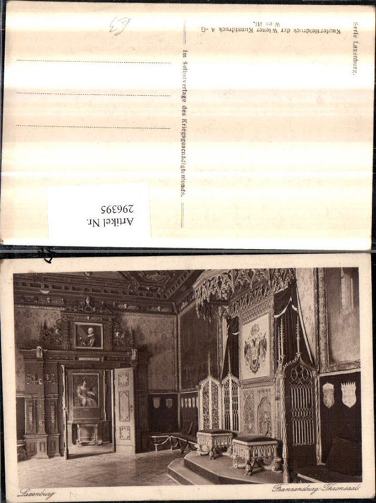 296395,Laxenburg Franzensburg Thronsaal Innenansicht