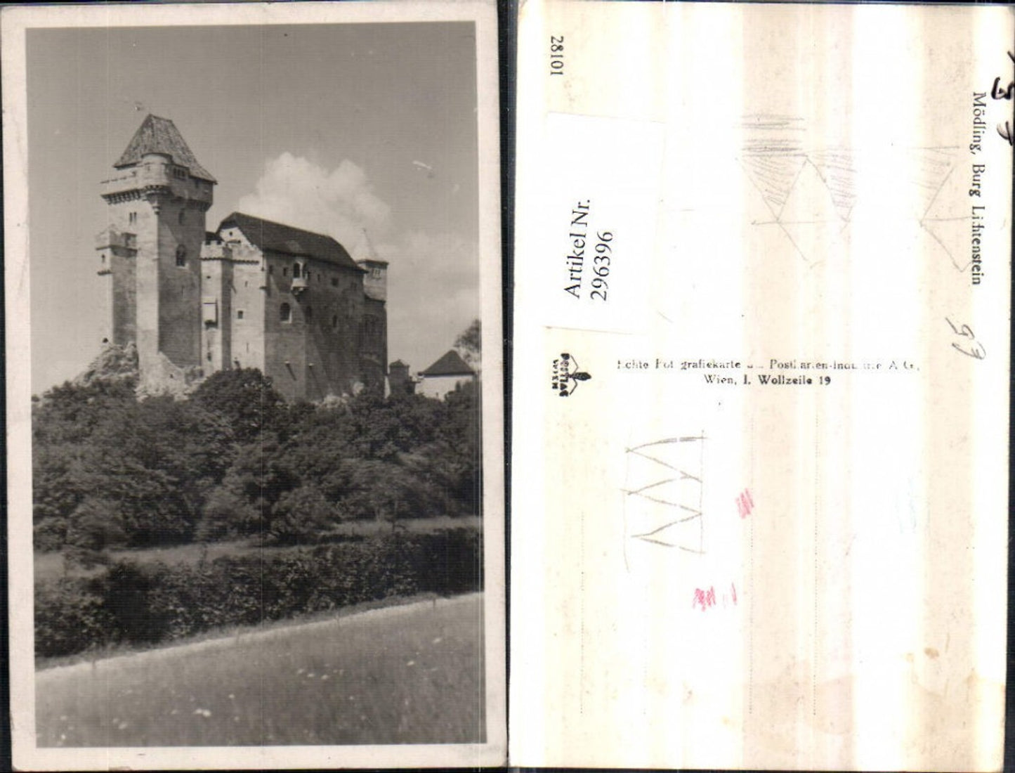296396,Mödling Burg Liechtenstein