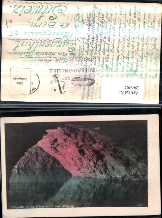 296397,Seegrotte in der Hinterbrühl b. Mödling