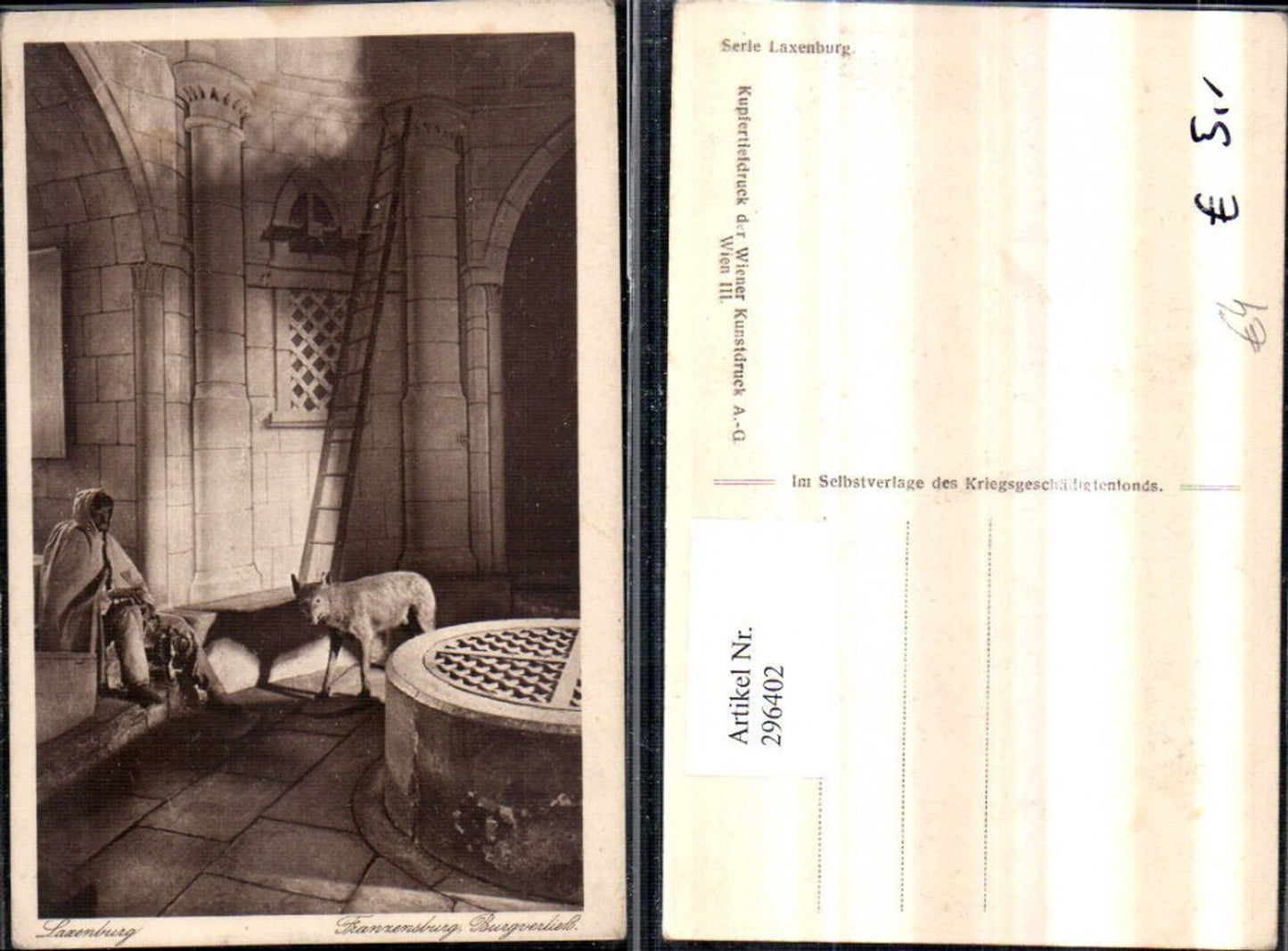 296402,Laxenburg Franzensburg Burgverlies Wolf Leiter