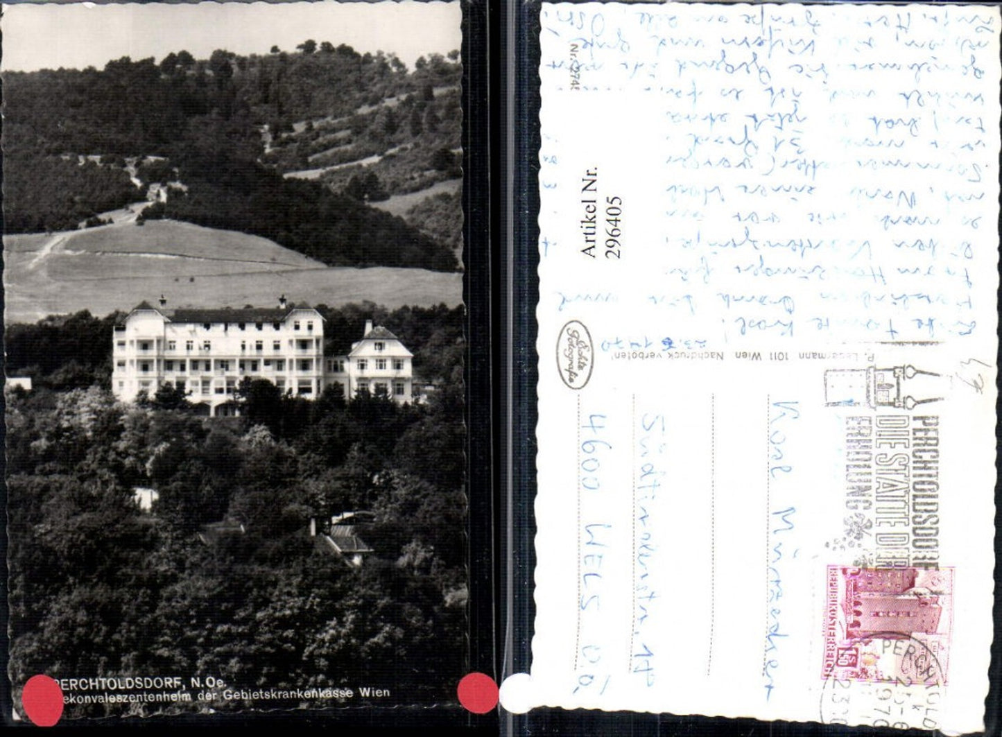 296405,Perchtoldsdorf Rekonvaleszentenheim Gebäude