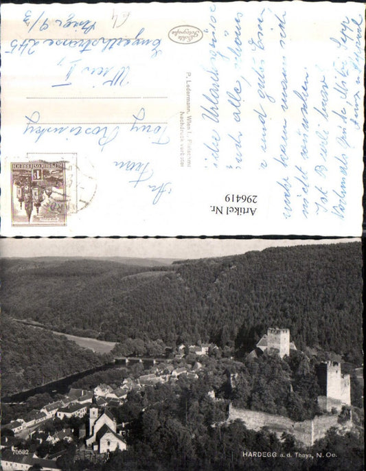 296419,Hardegg an d. Thaya Totale m. Burg