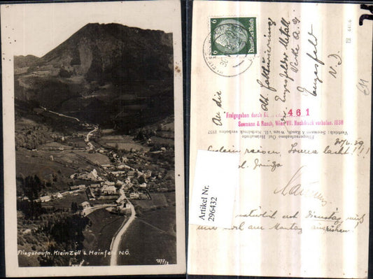 296432,Kleinzell b. Hainfeld Totale Fliegeraufnahme