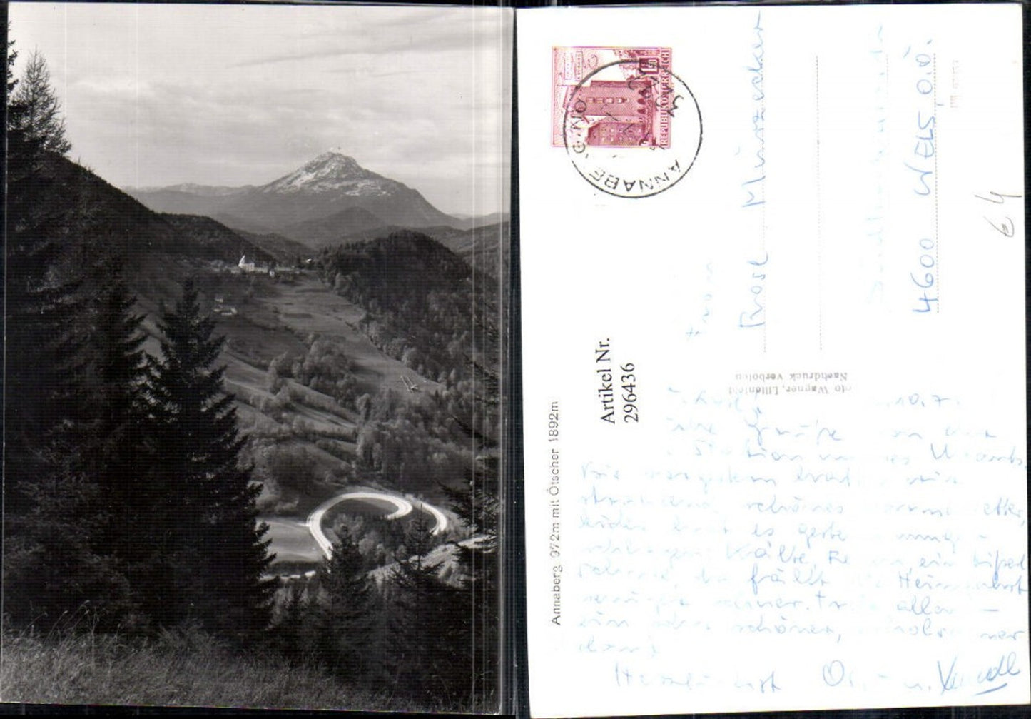 296436,Annaberg Totale m. Ötscher Bergkulisse