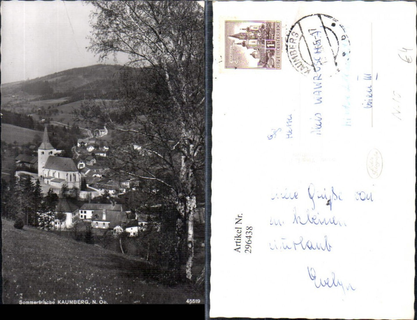 296438,Kaumberg Totale Kirche