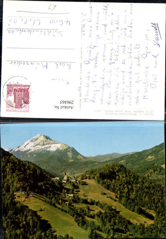 296465,Annaberg Totale geg. Ötscher Bergkulisse