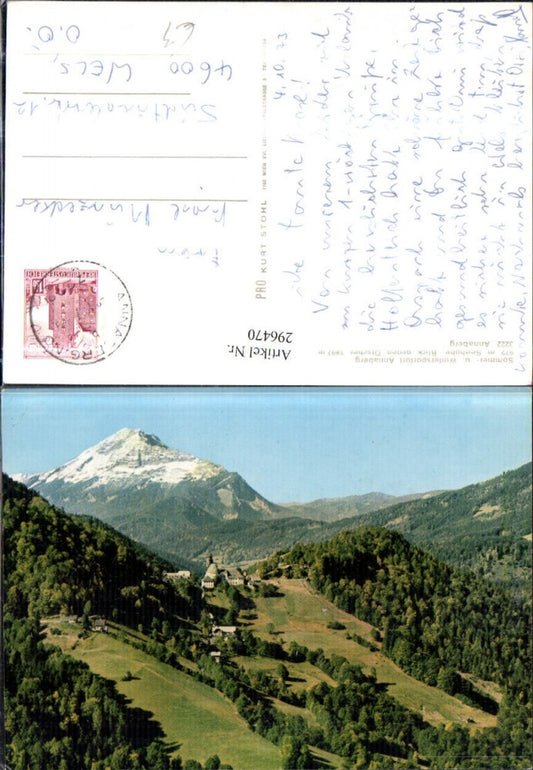 296470,Annaberg Totale m. Ötscher Bergkulisse