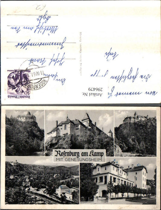296479,Rosenburg am Kamp Teilansicht Schloss Genesungsheim Mehrbildkarte