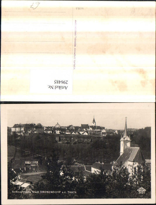 296485,Drosendorf an d. Thaya Totale Kirche
