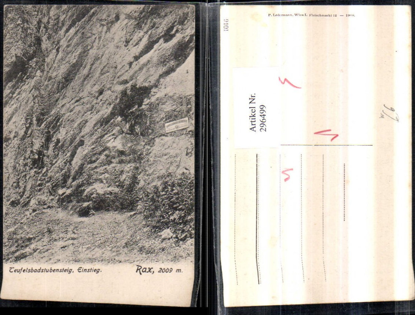 296499,Rax Teufelsbadstubensteig Einstieg b. Reichenau