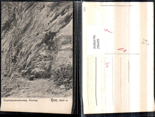 296499,Rax Teufelsbadstubensteig Einstieg b. Reichenau