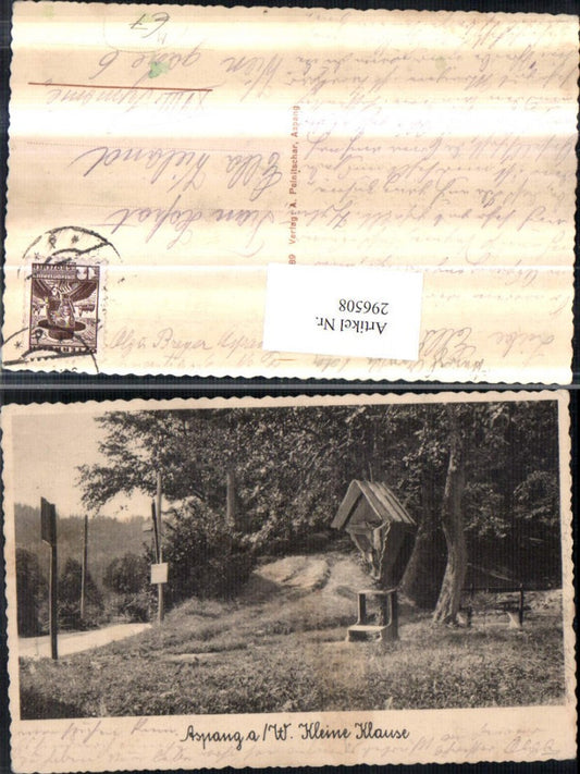296508,Aspang am Wechsel Kleine Klause Wegkreuz Partie