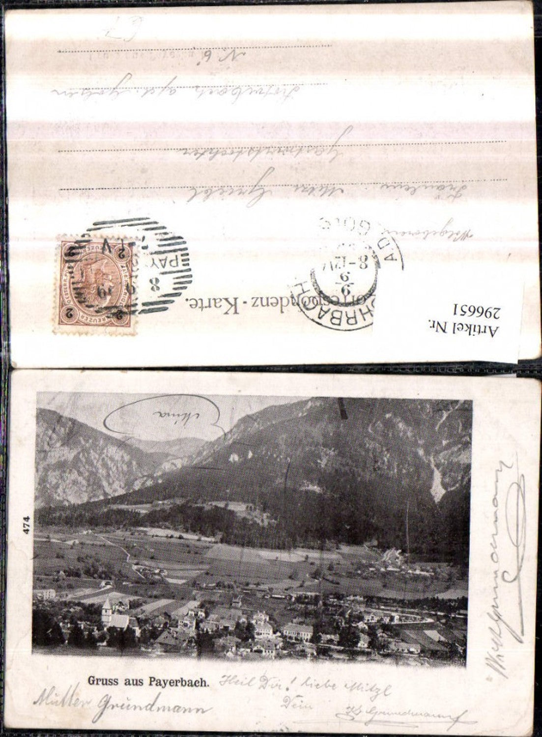 296651,Gruß aus Payerbach Totale