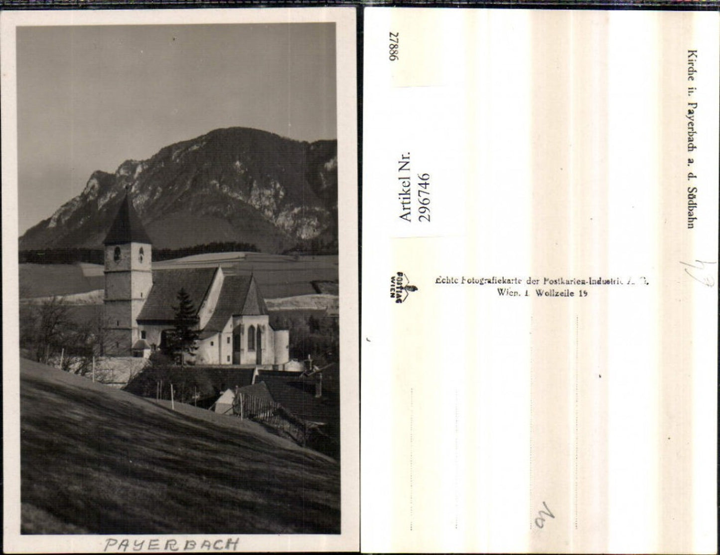 296746,Payerbach an d. Südbahn Kirche