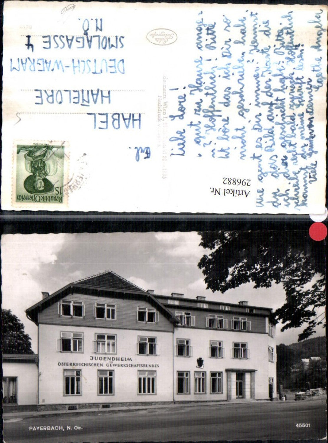 296882, Payerbach an der Rax Youth Hostel
