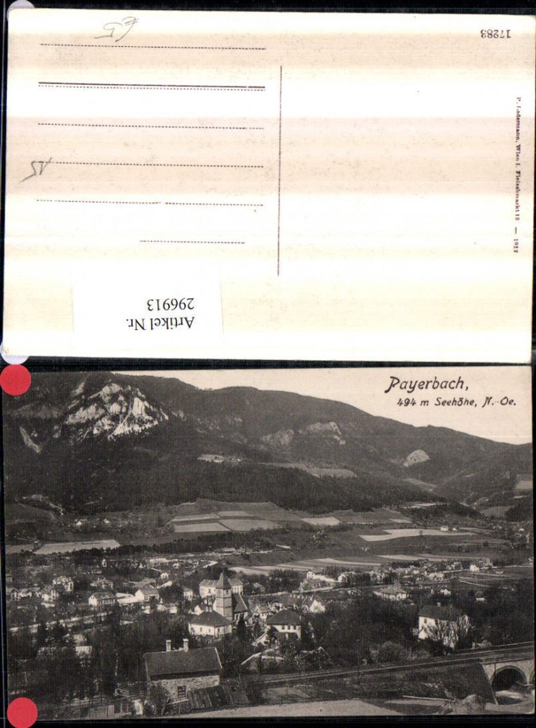 296913,Payerbach Totale m. Viadukt