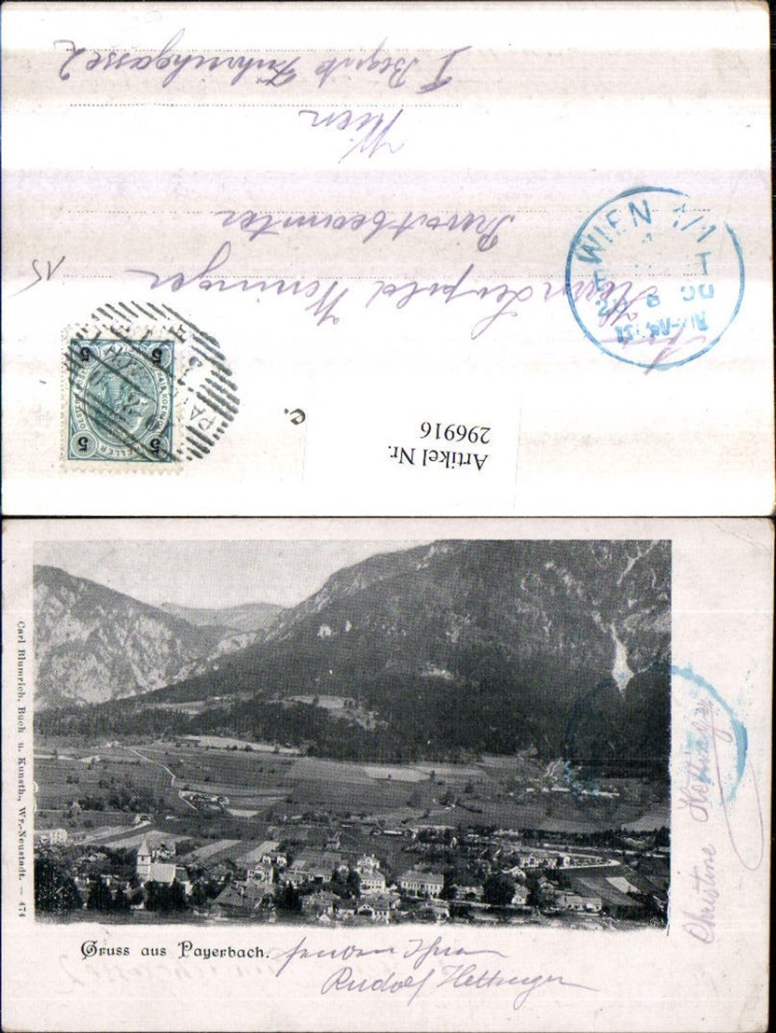 296916,Gruß aus Payerbach Totale