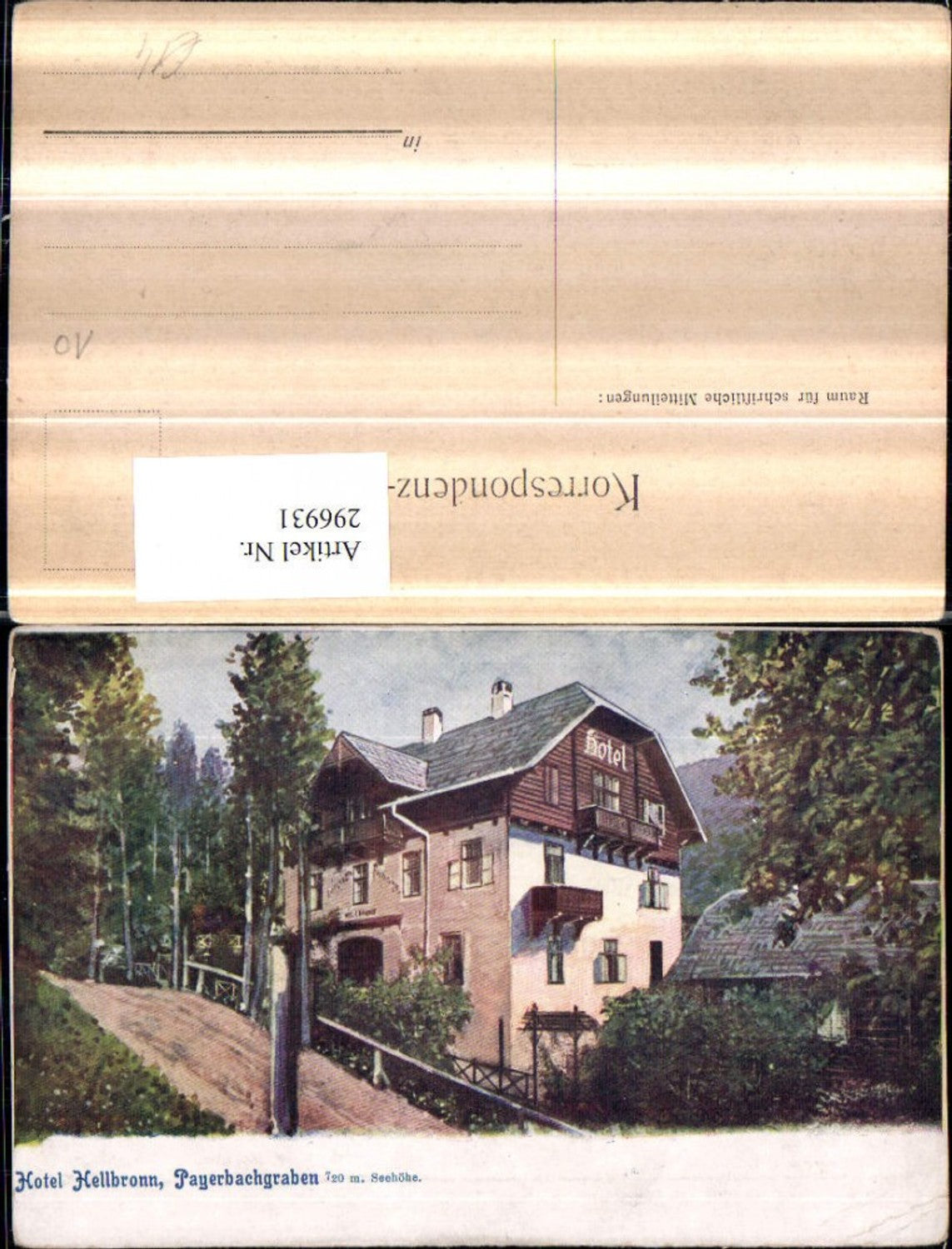 296931,Payerbach Payerbachgraben Hotel Hellbronn