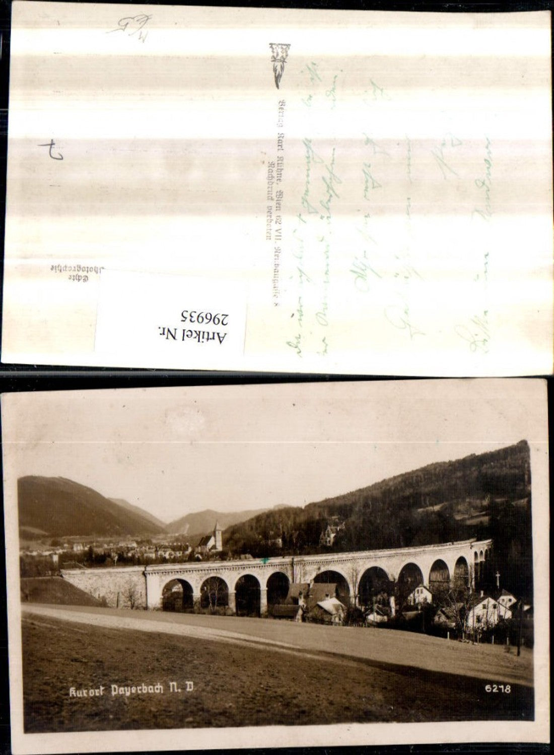 296935, Payerbach Total with viaduct bridge