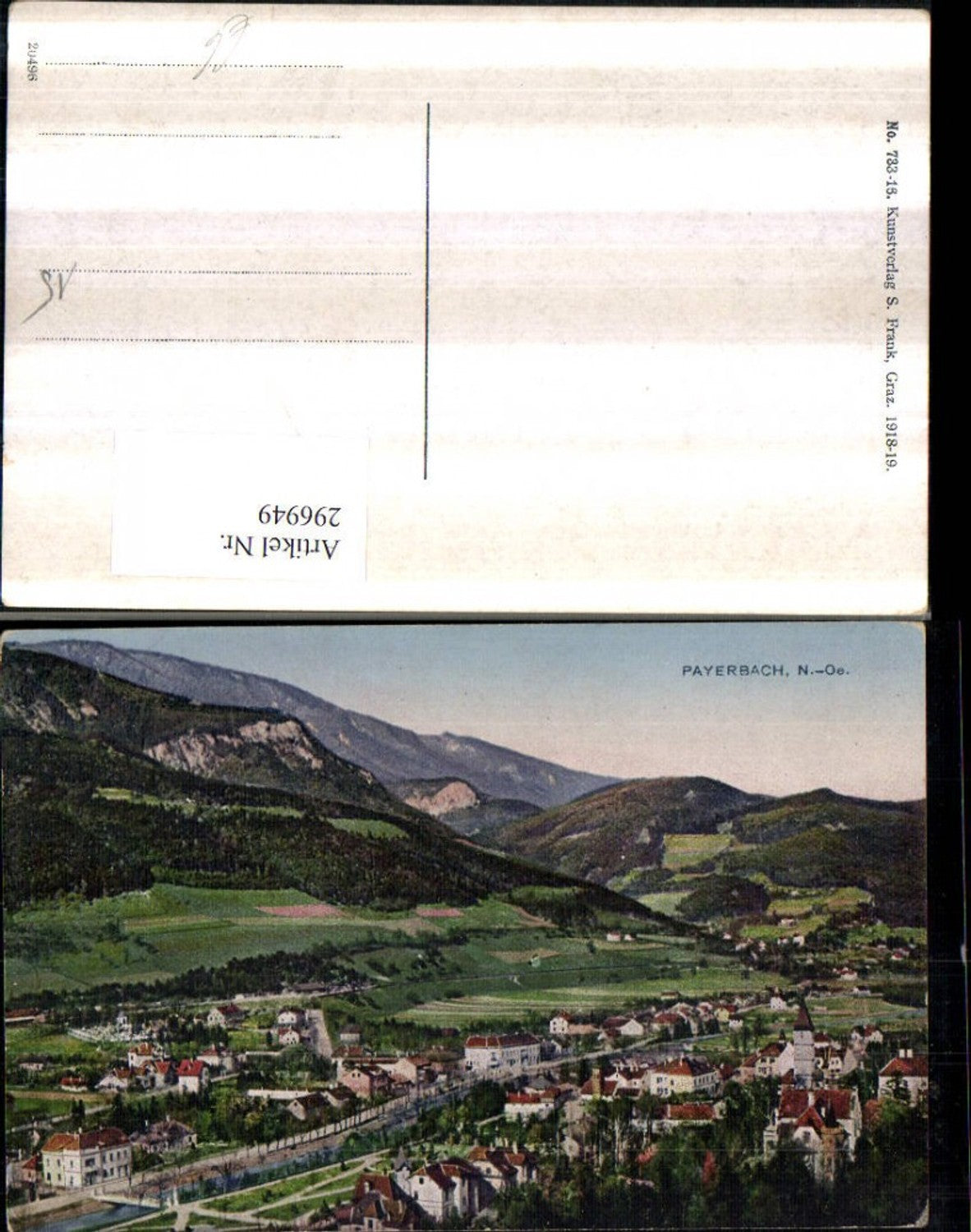 296949, Payerbach Total mountain scenery