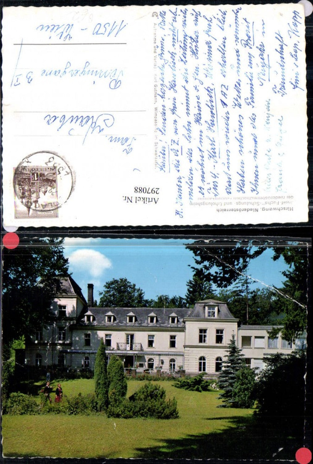 297088,Hirschwang Josef-Fuchs Schulungs- u. Erholungsheim