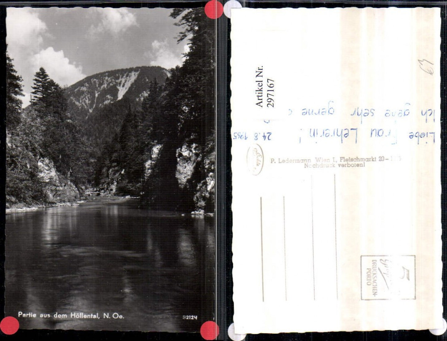 297167,Partie aus dem Höllental b. Naßwald Schwarzau