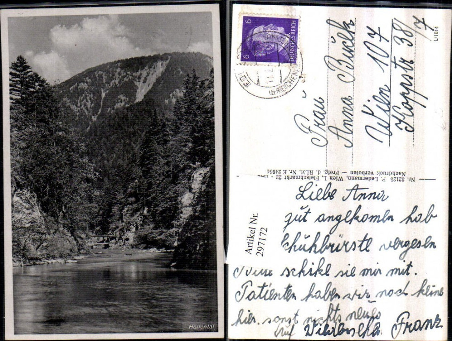 297172, Höllental area near Nasswald, Schwarzau im Gebirge
