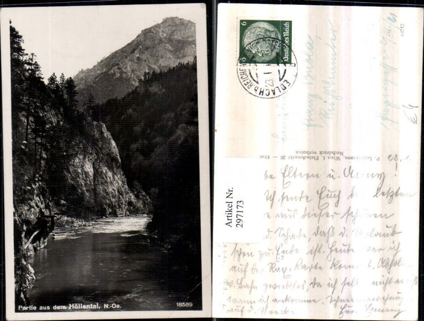 297173,Partei aus dem Höllental b. Naßwald Schwarzau