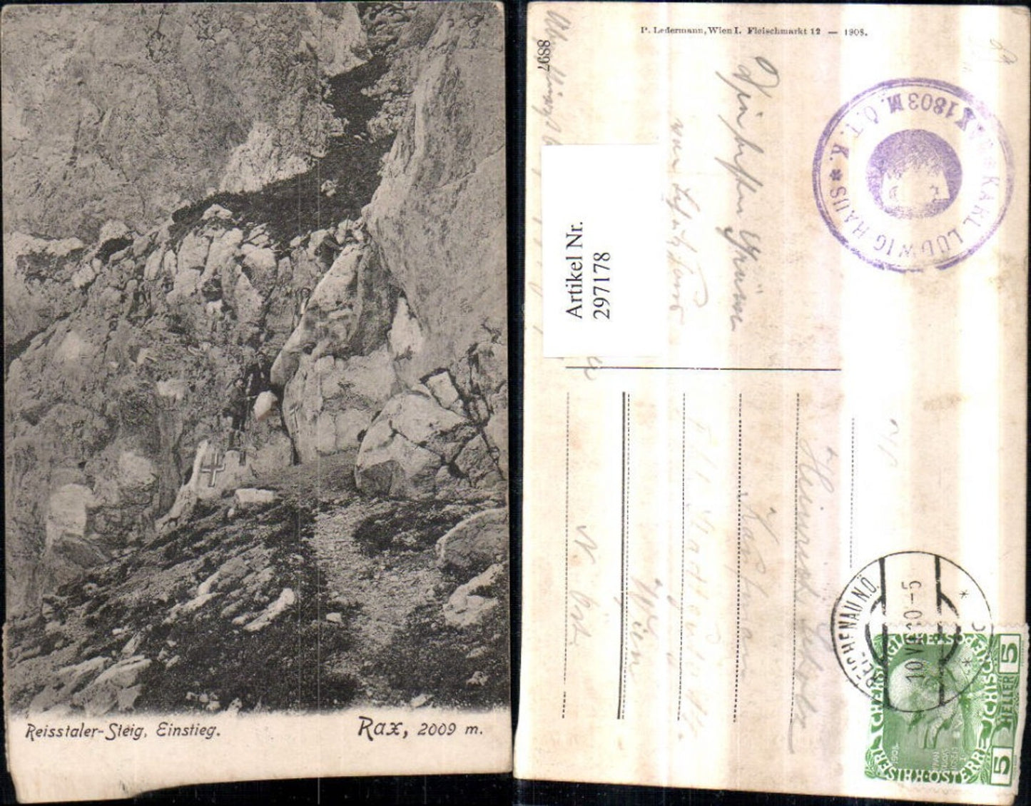 297178,Rax Reißtaler-Steig Einstieg b. Reichenau