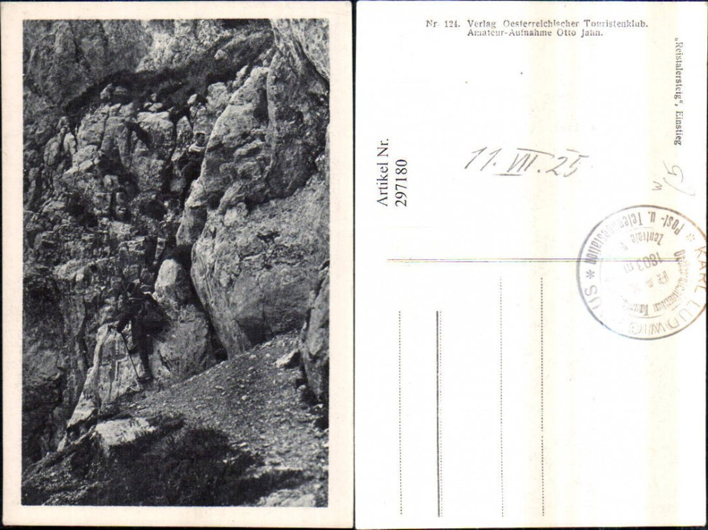 297180, Rax Reißtalersteig starting point near Reichenau, mountaineering
