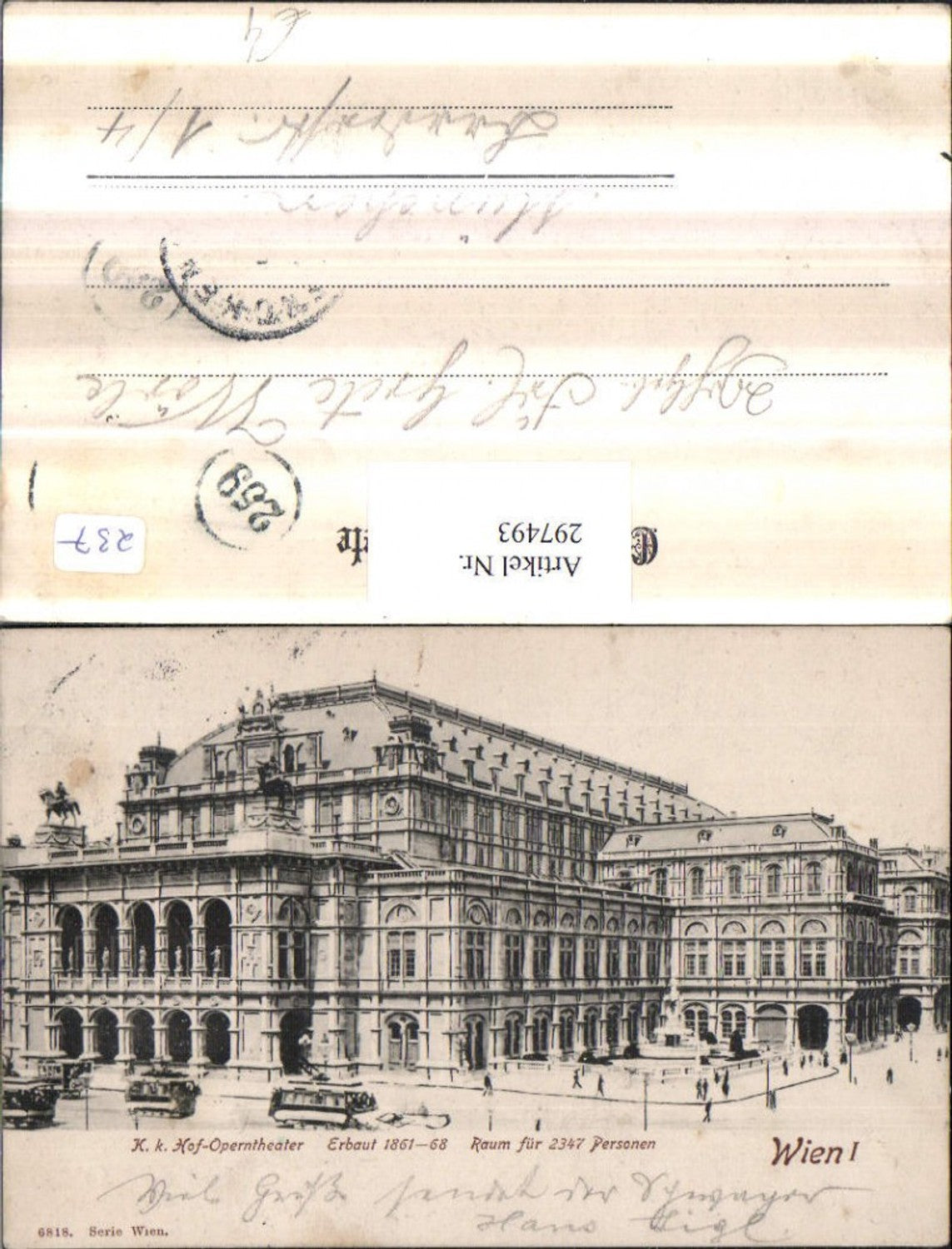 Alte Ansichtskarte – Old Postcard