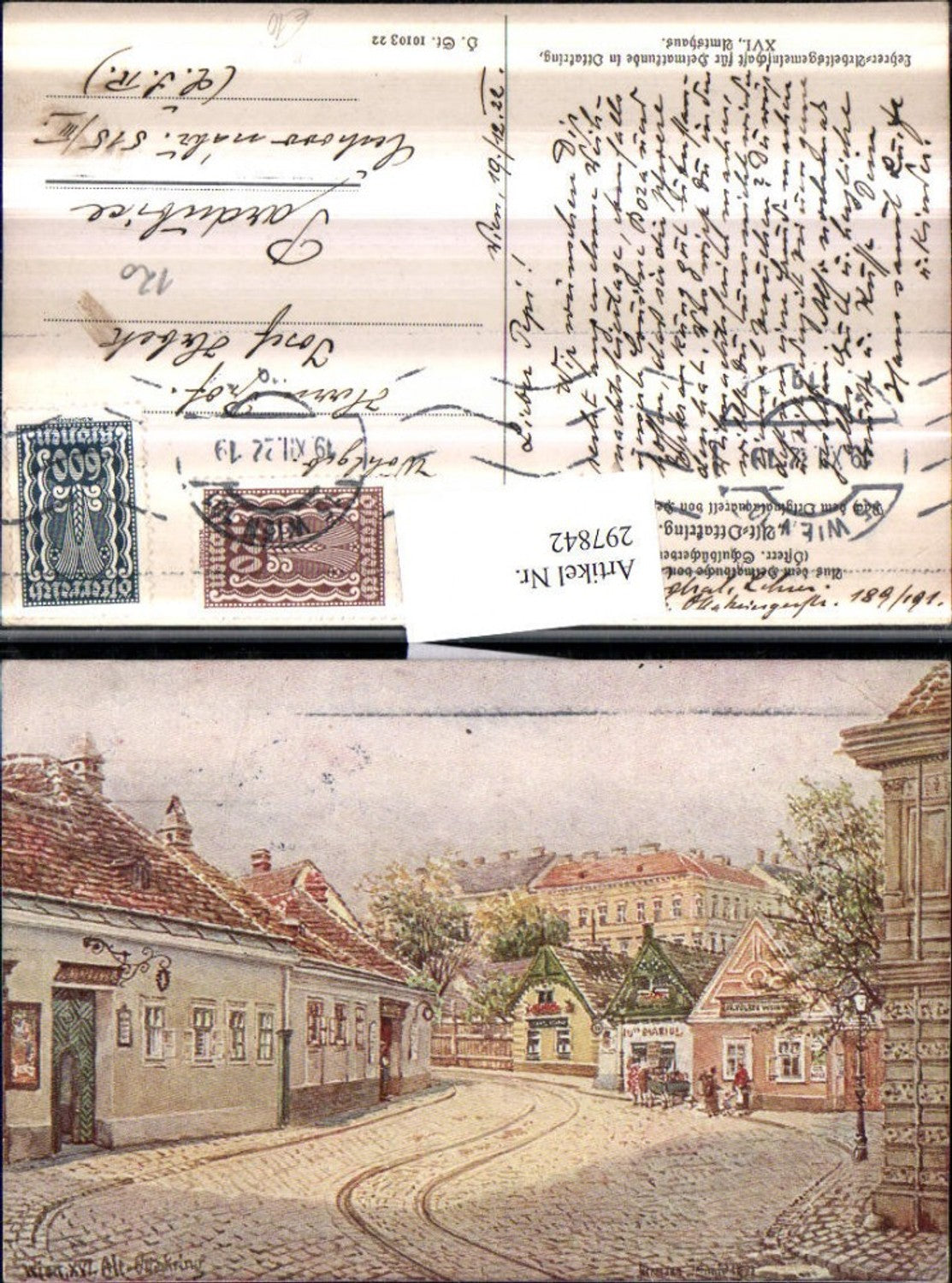 Alte Ansichtskarte – Old Postcard