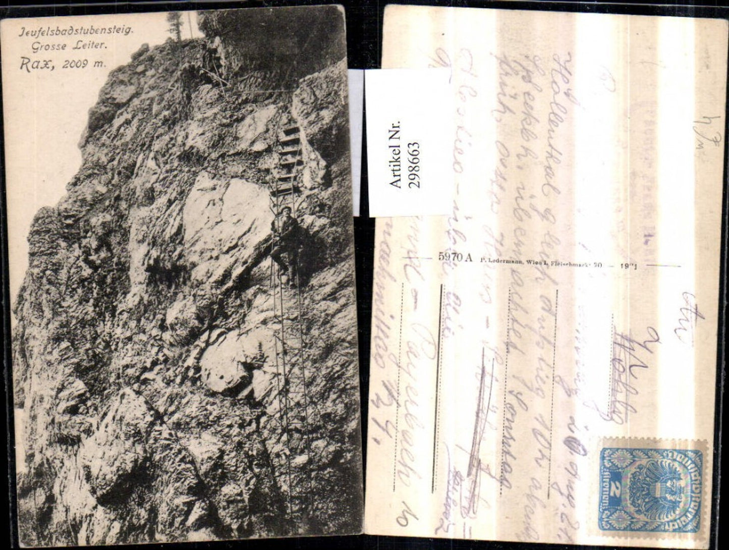 298663,Rax Teufelsbadstubensteig b. Reichenau Große Leiter