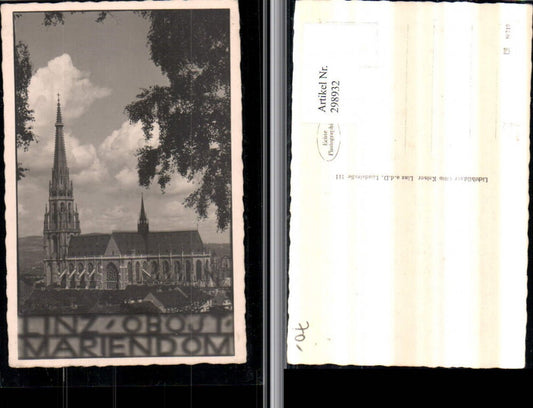 298932,Linz an d. Donau Mariendom Dom Kirche