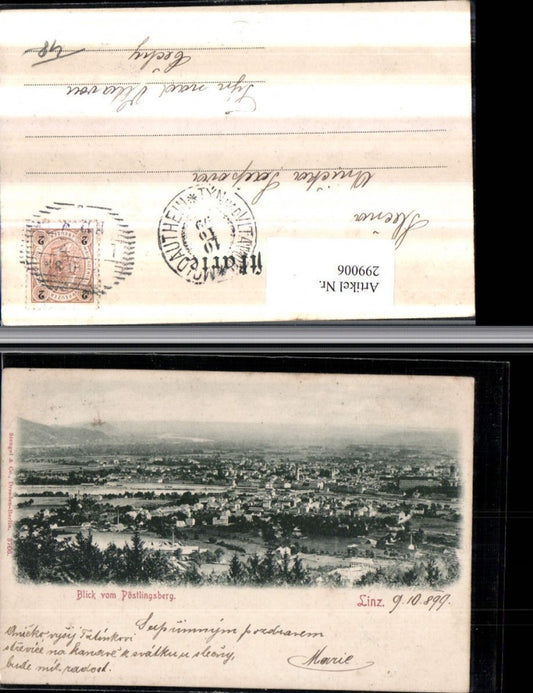 299006,Linz an d. Donau Totale Blick vom Pöstlingberg pub Stengel & Co 3706