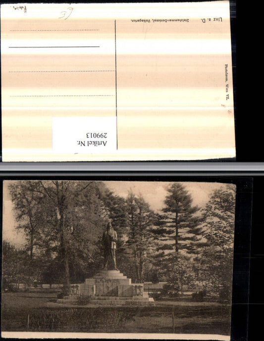 299013,Linz an d. Donau Stelzhammer-Denkmal im Volksgarten