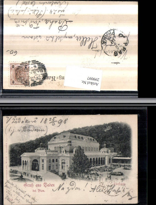 299097,Gruß aus Baden b. Wien Kurhaus