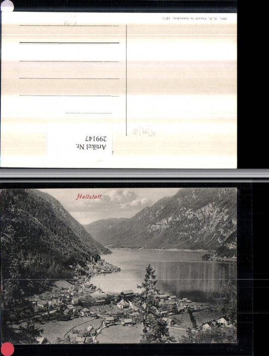 299147,Hallstatt Totale pub F. E. Brandt 2112