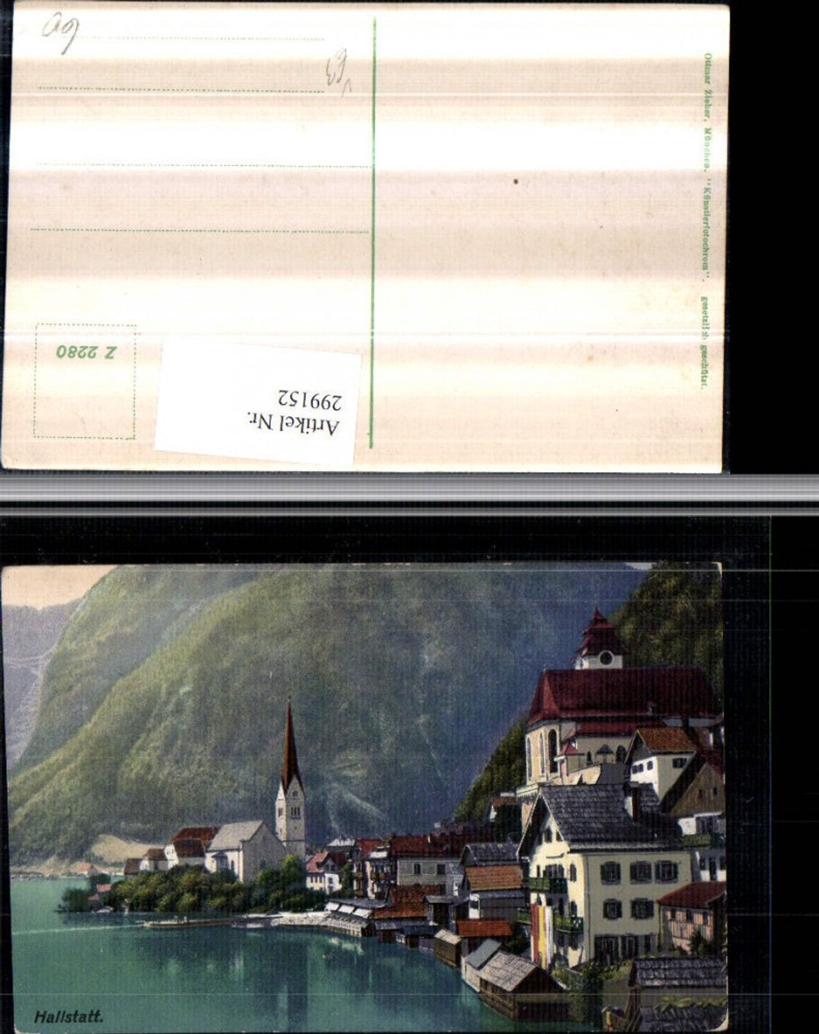 299152,Hallstatt Teilansicht Kirche pub Ottmar Zieher 2280