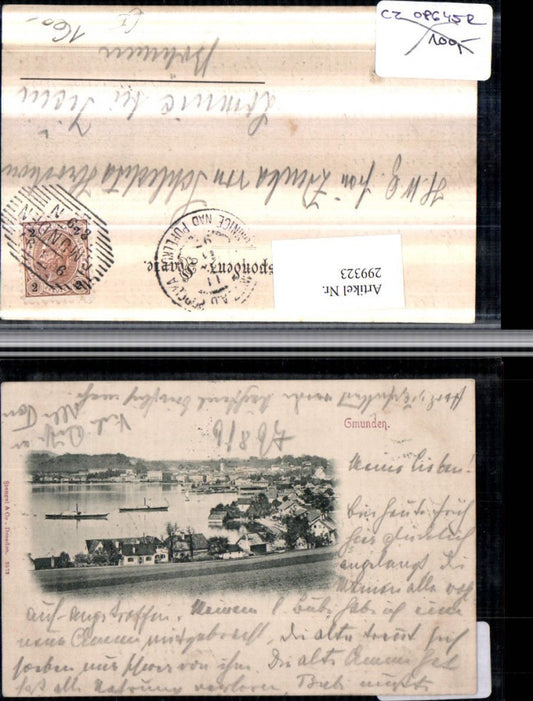 299323,Gmunden Totale Dampfer pub Stengel & Co 2572