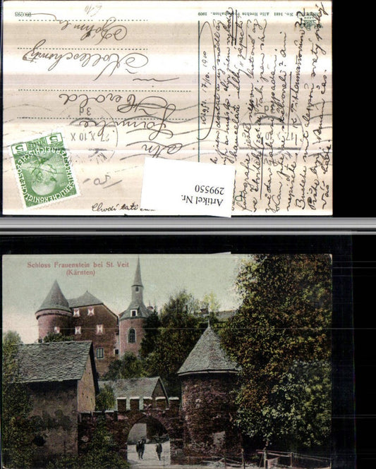 299550,Sankt Veit an der Glan Schloss Frauenstein Motiv Türme