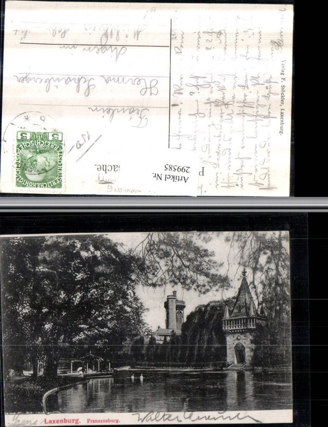 299585,Laxenburg Franzensburg Turm