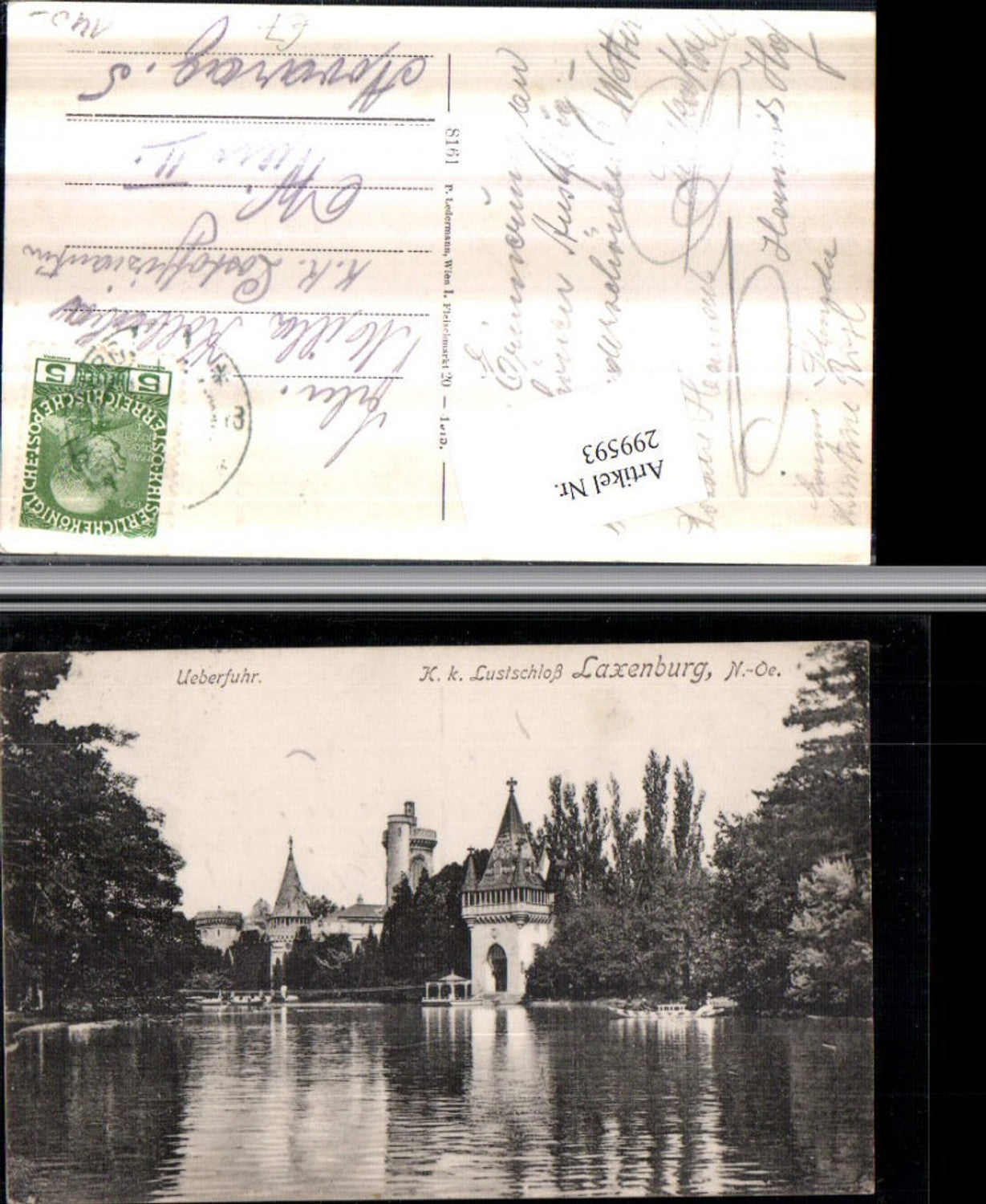 299593,Laxenburg K.k. Lustschloss Franzensburg Überfuhr Turm