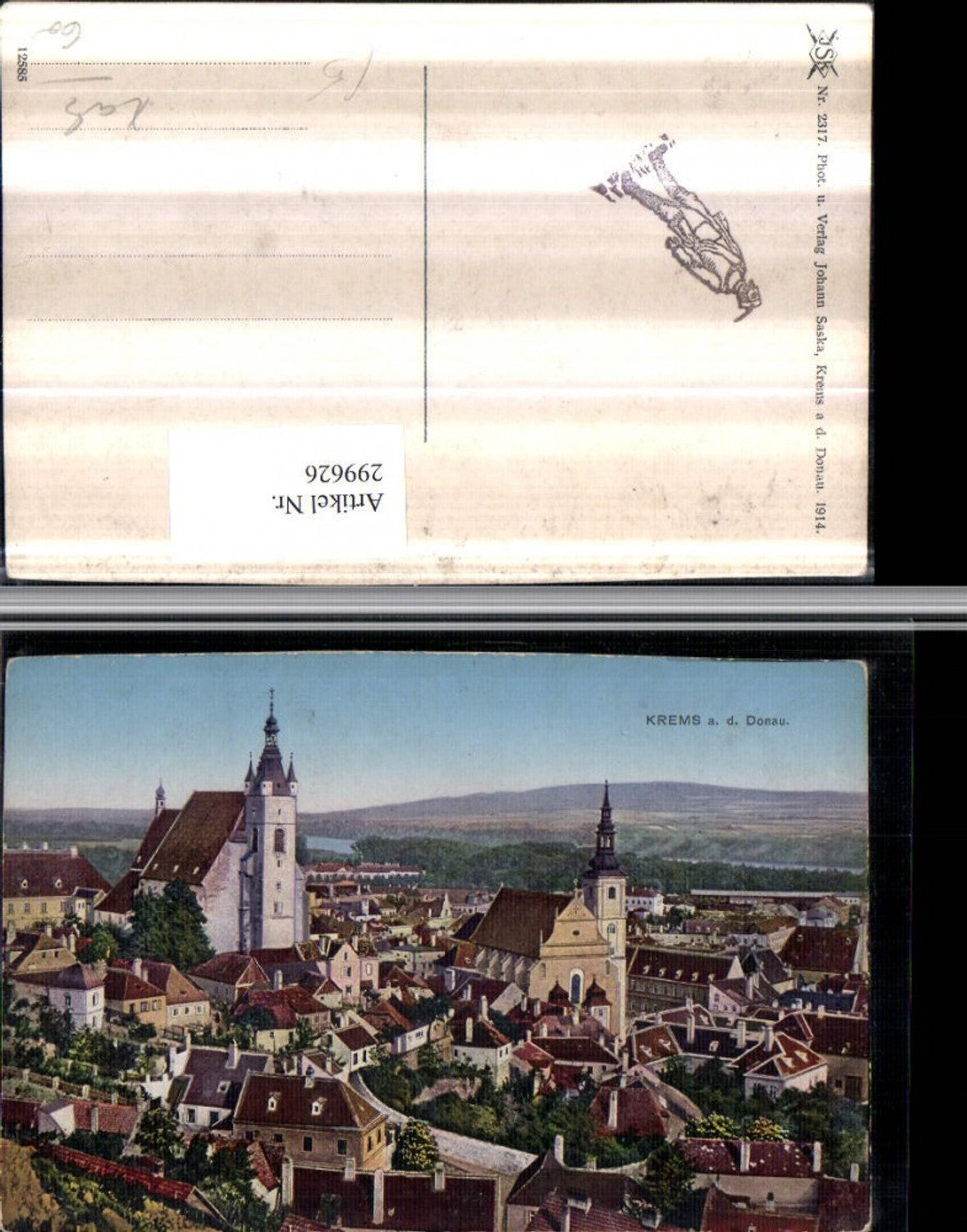 299626,Krems an d. Donau Totale Kirchen