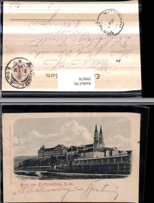 299676,Gruß aus Klosterneuburg Stift Kirche