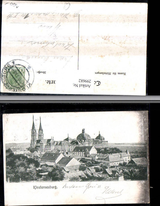299682,Klosterneuburg Teilansicht Stift Kirche